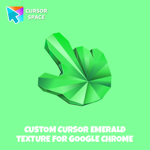 Custom Cursor Emerald Texture For Google Chrome